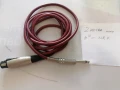 Аудиокабел 2 метра 6.35мм към XLR F , снимка 1