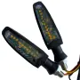 Бягащи LED мигачи за мотор 11.5 x 2.5 cm 2 броя, снимка 1