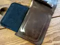 Ръчно изработен мъжки кожен портфейл , снимка 4