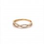 Златен дамски пръстен 1,41гр. размер:57 14кр. проба:585 модел:11758-4, снимка 1 - Пръстени - 38845890