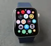 Гаранционен (2г.) смарт часовник Apple Watch SE2 V2, 44mm S/M Storm Blue Sport, снимка 4