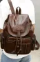 Страхотна кафява раница, снимка 2