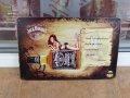 Jack Daniel's метална табела уиски Джак Даниелс еротика бар момиче с пура, снимка 1 - Декорация за дома - 42593760