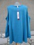 7XL Нова синя блуза Sheego  голи рамене, снимка 5