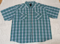 Мъжка карирана риза 4 XL, снимка 1 - Ризи - 44579889