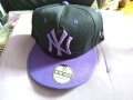 New York Yankees 59fifty New era snapback бейзболна шапка регулируема-нова черно лилава