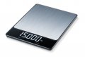 Везна, Beurer KS 34 XL kitchen scale; Stainless steel weighing surface; Magic LED; 15 kg / 1 g