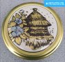 Капачки за стъклени буркани с пчелен мед Серия GOLDEN HONEY , снимка 1 - Пчелни продукти - 37308865