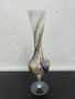 Стилна ваза от опалово стъкло тип Мурано. №4730, снимка 4