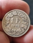 1 франк 1887 год, Конфедерация Швейцария, сребро, тегло 5.00 гр, проба 835/1000, снимка 2