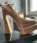 Обувки, снимка 1 - Дамски обувки на ток - 44529502