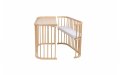 Кошара за Бебе, Детско Легло Смарт 5в1 с Люлка и Матрак - Цвят Натурална, снимка 7