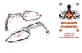 МОТОЦИКЛЕТНИ МЕТАЛНИ ЧЕРНИ МАТОВИ ОГЛЕДАЛА ЗА CUSTOM,CHOPPER,CRUISER., снимка 4