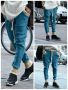 Мъжки ежедневни панталони със свободни крака и персонализирани цветни блокчета, 6цвята , снимка 5