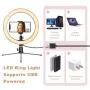 AIXPI 10” LED димируем ринг, трипод/DSLR/държач за телефон/стрийминг/снимане/3 режима/10 нива, снимка 3