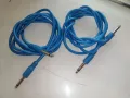 Аудио-Кабел за инструменти /кабел за китара/ 2 метра 6,35мм жакове. , снимка 1