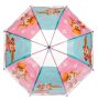 Paw Patrol Skye Skye Ръчен детски прозрачен розов чадър за дъжд 64см