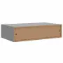 vidaXL Стенни рафтове с чекмеджета, 2 бр, сиви, 40x23,5x10 см, МДФ, снимка 9