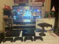 PS4 500GB + 4TB външен + 4 джойстика | Идеално състояние | Само РАЗМЯНА, снимка 1