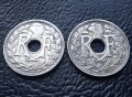 Стара монета 10 сантима 1935 г. и 1936 г.Франция - красиви !, снимка 7