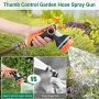 Пистолет за градински маркуч 10 струи поливане на растения, миене кола, снимка 4