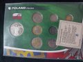 Комплектен сет - Полша 2005-2011 от 9 монети + медал - Европейско първенство по футбол 2012, снимка 2