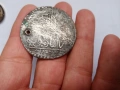 Стара османска монета сребро юзлук,от на баба чеиза, снимка 2