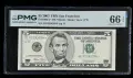 ,,SCARCE USA 🇺🇸 $ 5 DOLLARS 2003 STAR.PMG66, снимка 1