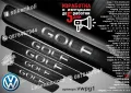 ПРАГОВЕ карбон VOLKSWAGEN фолио стикери vwp1, снимка 13