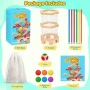 Нова Детска дървена логическа игра Montessori Монтесори фина моторика 3-6 години дете, снимка 7