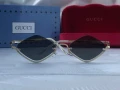 GUCCI дамски слънчеви очила ромб 2 цвята черни кафяви, снимка 5