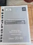 Продавам книжка/упътване за CD player Marantz CD-65, снимка 1
