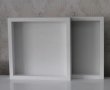 30 *30 см МДФ MDF квадратна рамка за декориране колаж пано бяла 30см, снимка 2