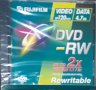 FUJIFILM DVD-RW 4.7GB/120 мин., за неограничено презаписване, снимка 1 - DVD филми - 32161385
