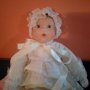 Колекционерска Порцеланова кукла Catherines Christening Kathy Barry-Hippensteel for Knowles 1990, снимка 1