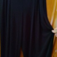 Черен широк панталон,лек "шалвар",XL, снимка 3 - Панталони - 40769248