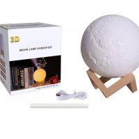 3D нощна лампа Луна + Арома дифузер 880ml + Овлажнител на въздуха 3 в 1, снимка 4 - Други стоки за дома - 31793953