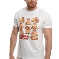 Нова мъжка забавна тениска с трансферен печат MAKIN' BACON с прасета, снимка 6 - Тениски - 37663896