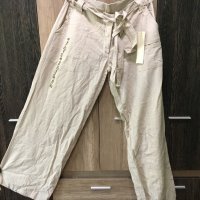 Нов ленен панталон Isabell Kristensen - 42, снимка 1 - Панталони - 29321666