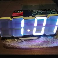 RGB LED часовник Auriol, снимка 4 - Стенни часовници - 40259772