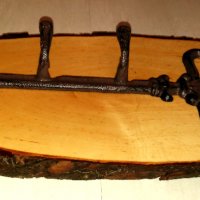 Закачалка от дърво (дървена закачалка) за механа в битов / винтидж стил, снимка 2 - Декорация за дома - 29806529