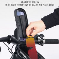Велосипедна чанта водоустойчива за мобилен телефон, снимка 7 - Аксесоари за велосипеди - 38331516