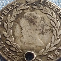 Сребърна монета 20 кройцера 1783г. Йозеф втори Будапеща Свещена Римска империя 13746, снимка 2 - Нумизматика и бонистика - 42888252
