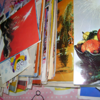 Над 150 новогодишни картички 70 – 80 г  Пътували, снимка 2 - Антикварни и старинни предмети - 44746946
