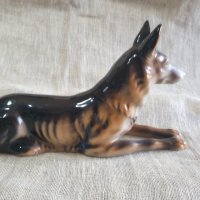 Порцеланова  фигура-куче, снимка 3 - Антикварни и старинни предмети - 38337214