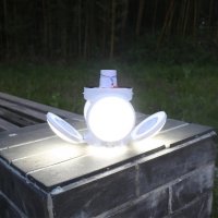 Сгъваема Соларна LED Лампа тип Футболна Топка, снимка 4 - Соларни лампи - 37214176