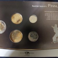 Финландия - Комплектен сет от 5 монети, снимка 2 - Нумизматика и бонистика - 37782485