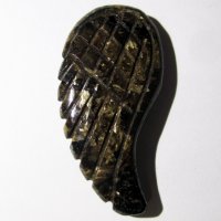 Бронзит Крило крилце медальон естествен  20.25 карата Индия, снимка 3 - Колиета, медальони, синджири - 35448108