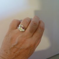 Стар сребърен пръстен - изчистен модел, снимка 2 - Пръстени - 36833251