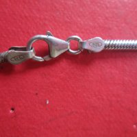 Уникална сребърна верижка ланец колие , снимка 3 - Колиета, медальони, синджири - 36622134